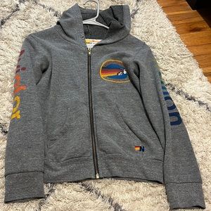 AV Gray zip up
